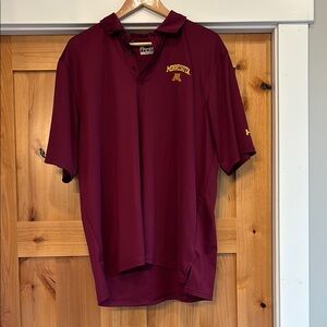 Under Armour University of Minnesota Polo Short Sleeve Shirt